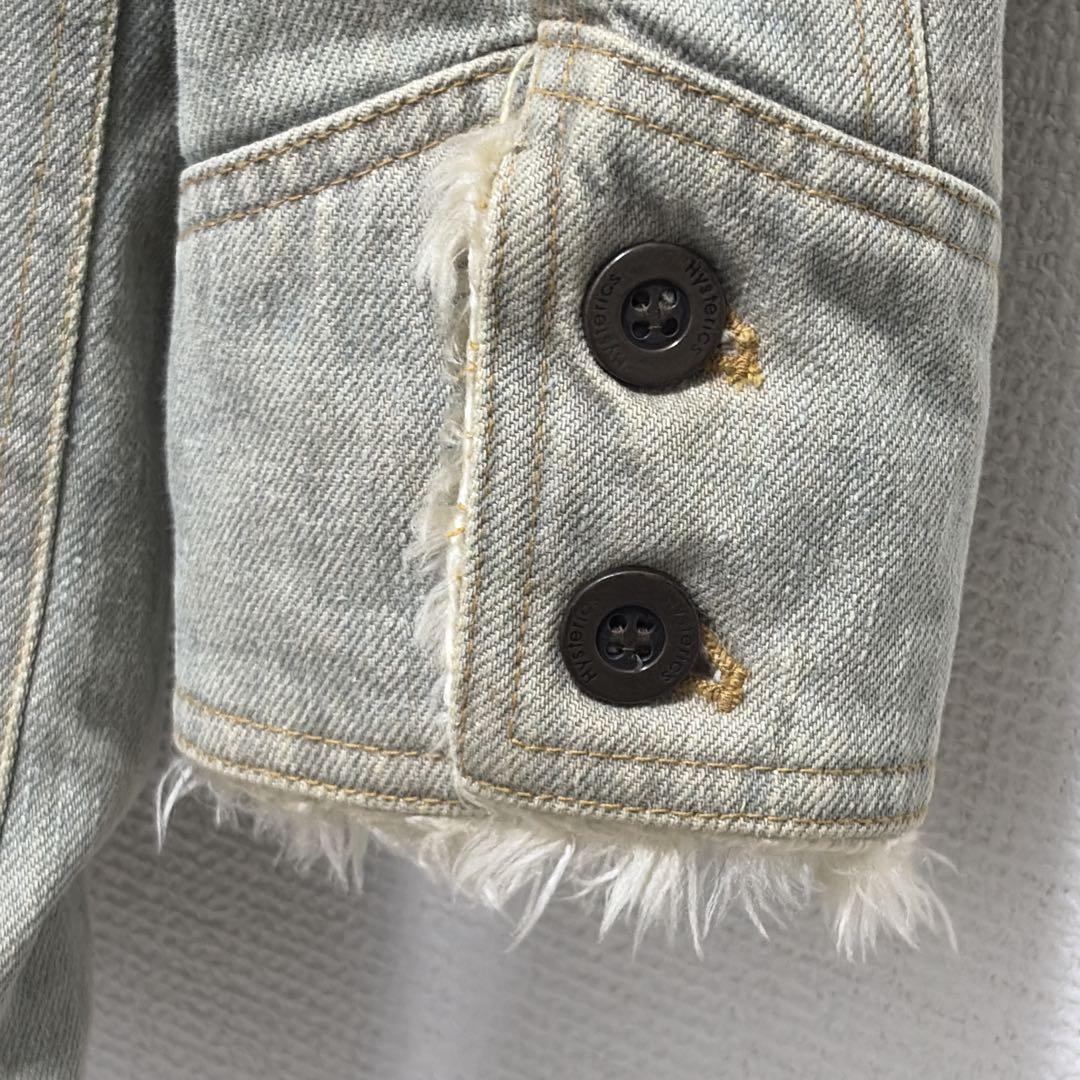 ヒステリックス　デニム　ボア モッズコート ヒステリックグラマー　y2k