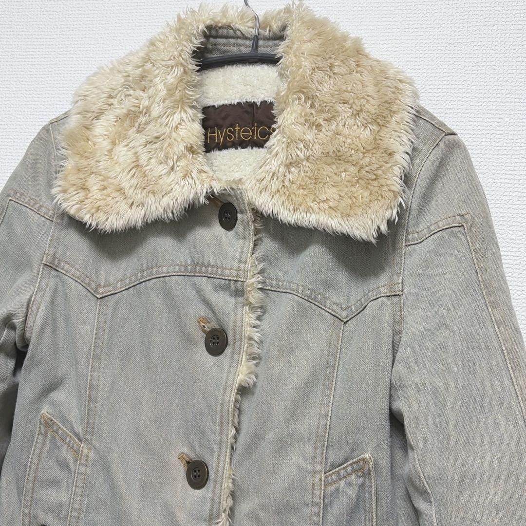 ヒステリックス　デニム　ボア モッズコート ヒステリックグラマー　y2k