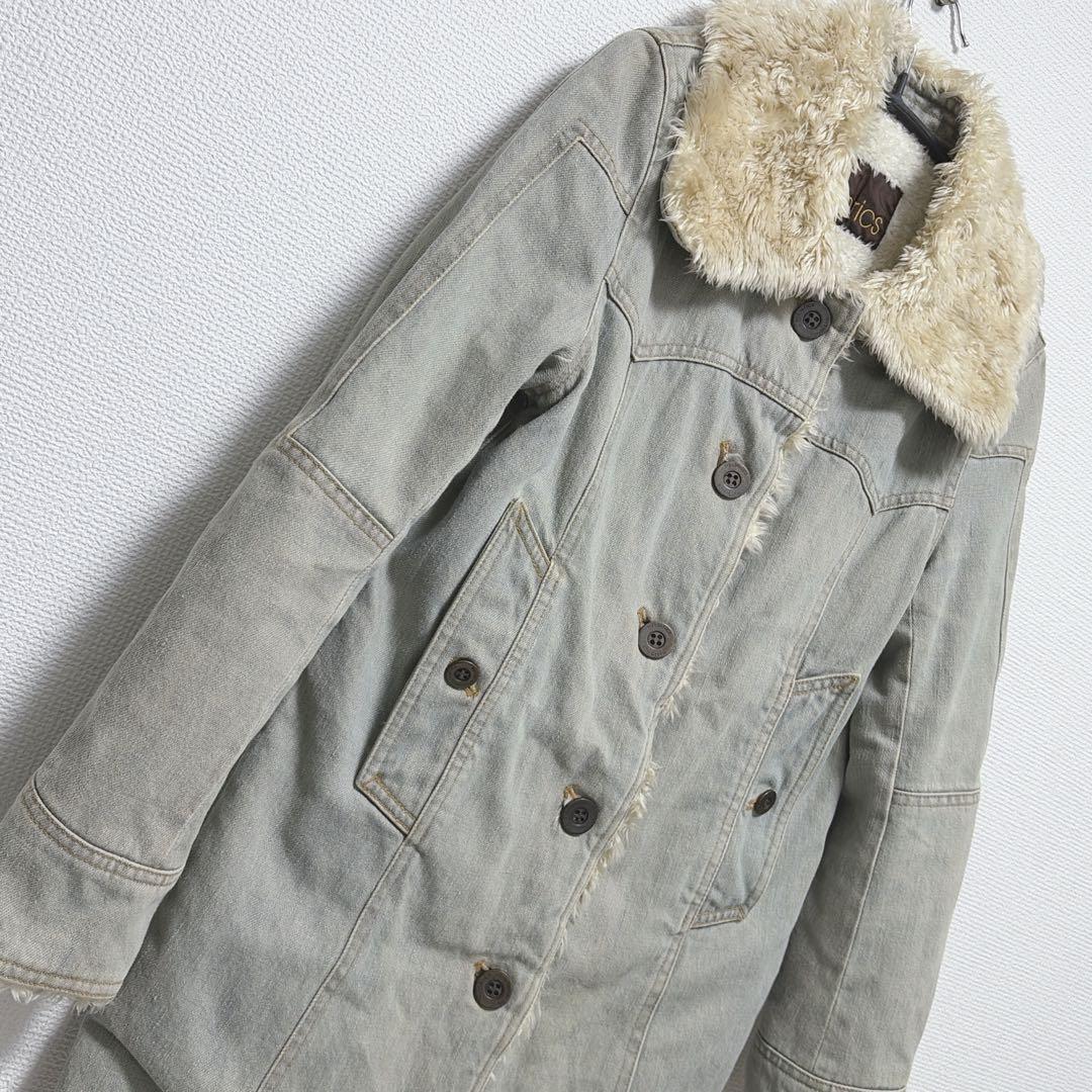 ヒステリックス　デニム　ボア モッズコート ヒステリックグラマー　y2k