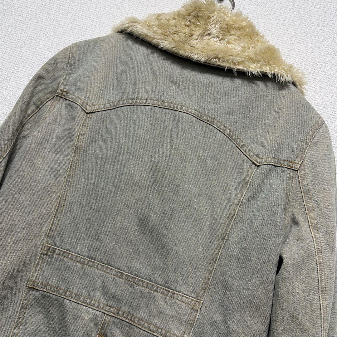 ヒステリックス　デニム　ボア モッズコート ヒステリックグラマー　y2k