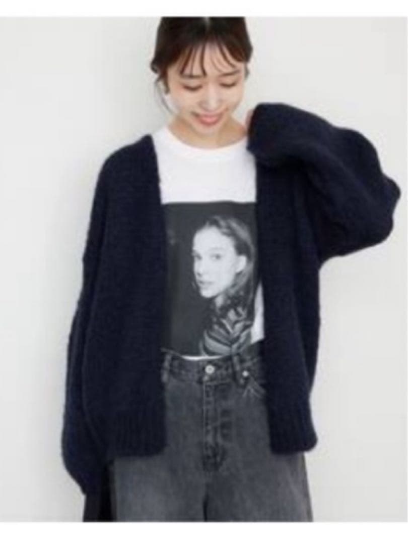TRICOTS JEAN MARC ネイビー　カーディガン