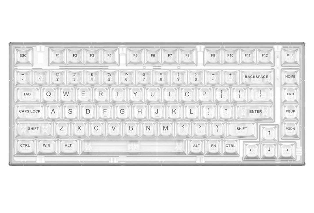 YUNZII X75 PRO 82キーワイヤレス ホットスワップ対応 英語配列