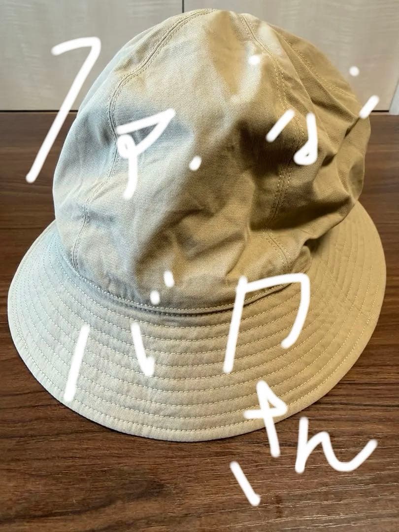 KIJIMA TAKAYUKI 6パネルハット ベージュ サイズ３　美品