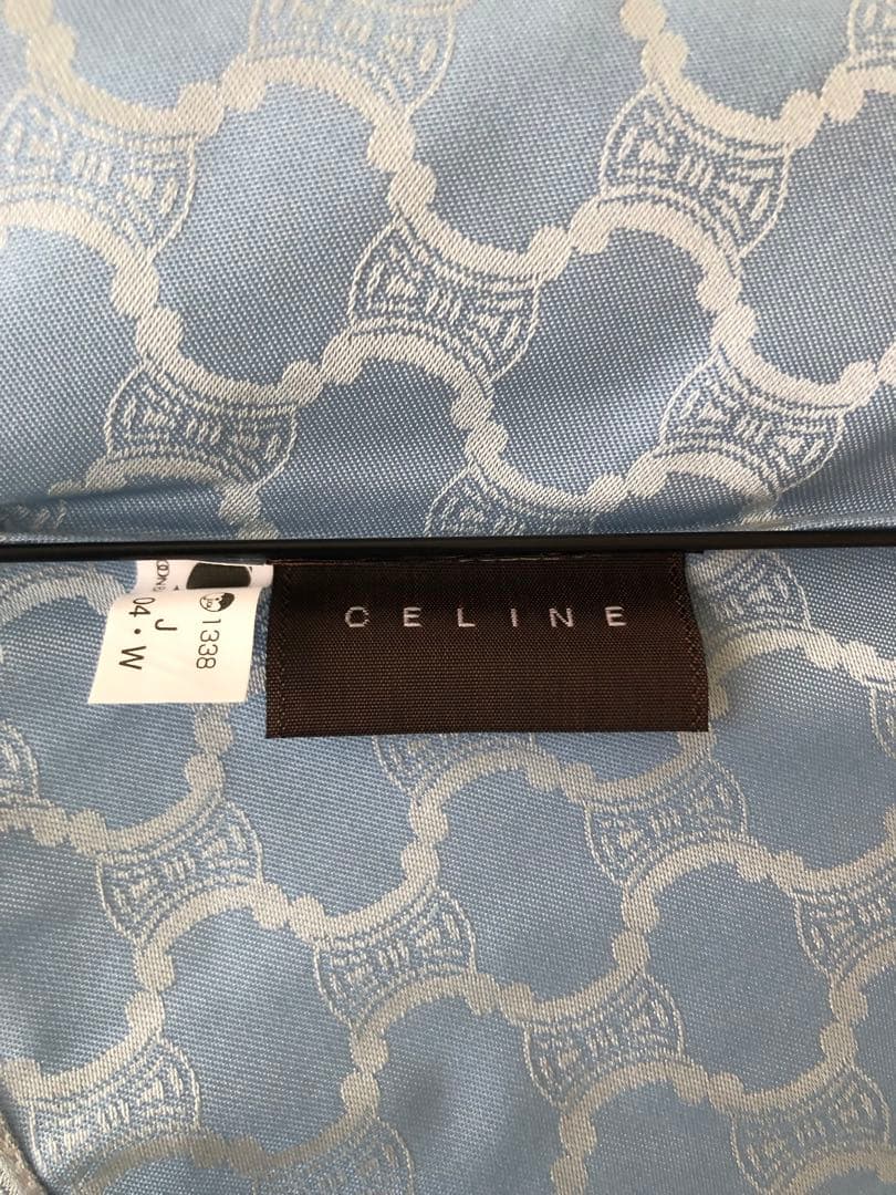 使用1回　CELINE セリーヌ　折りたたみ傘　ブルー系