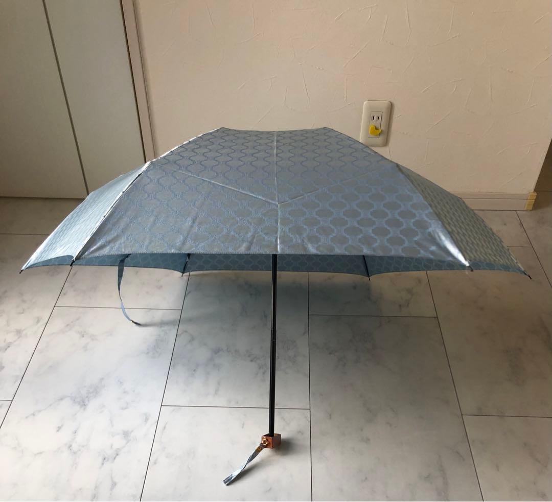 使用1回　CELINE セリーヌ　折りたたみ傘　ブルー系
