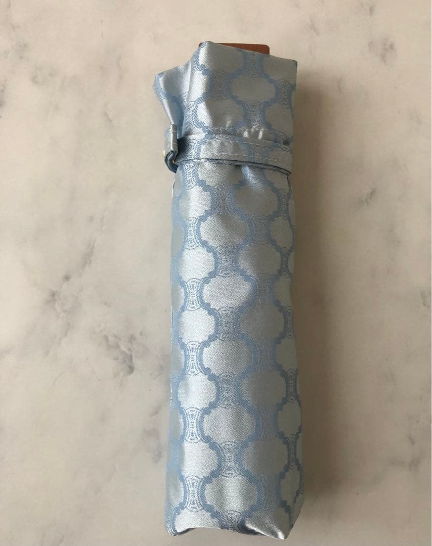 使用1回　CELINE セリーヌ　折りたたみ傘　ブルー系