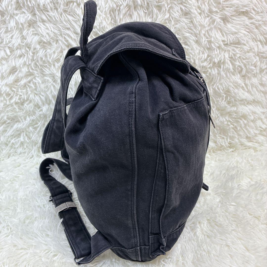 入手困難 希少 PORTER PAGE ヘリンボーン リュック ブラック 廃番