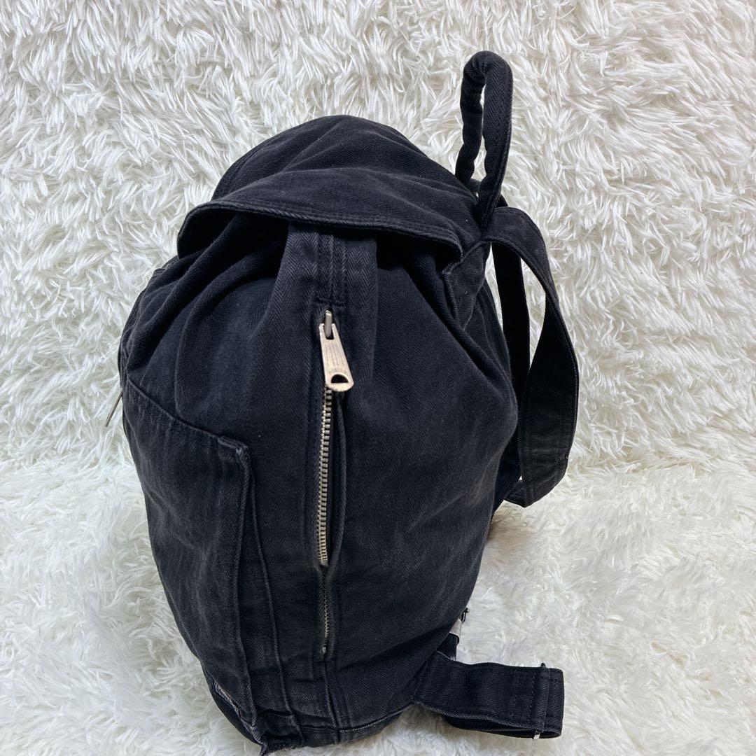 入手困難 希少 PORTER PAGE ヘリンボーン リュック ブラック 廃番