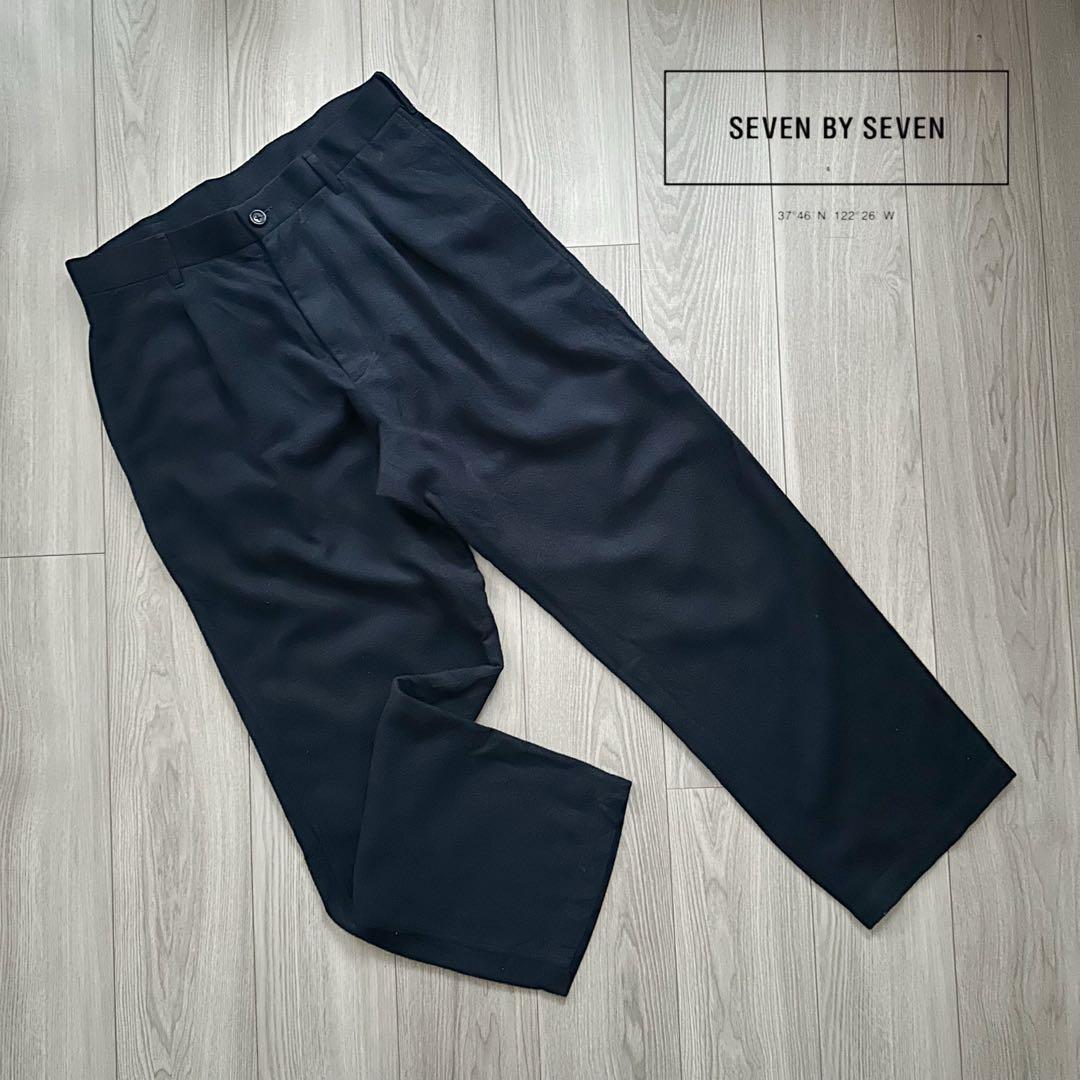 【SEVEN BY SEVEN】Cotton Silk Wide Tuck TR