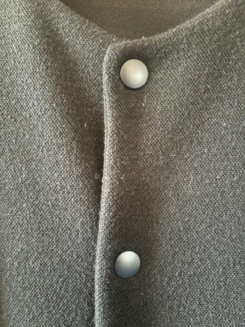 JACKMAN JM7641 ジャージー カラーレス ジャケット /L/BLK