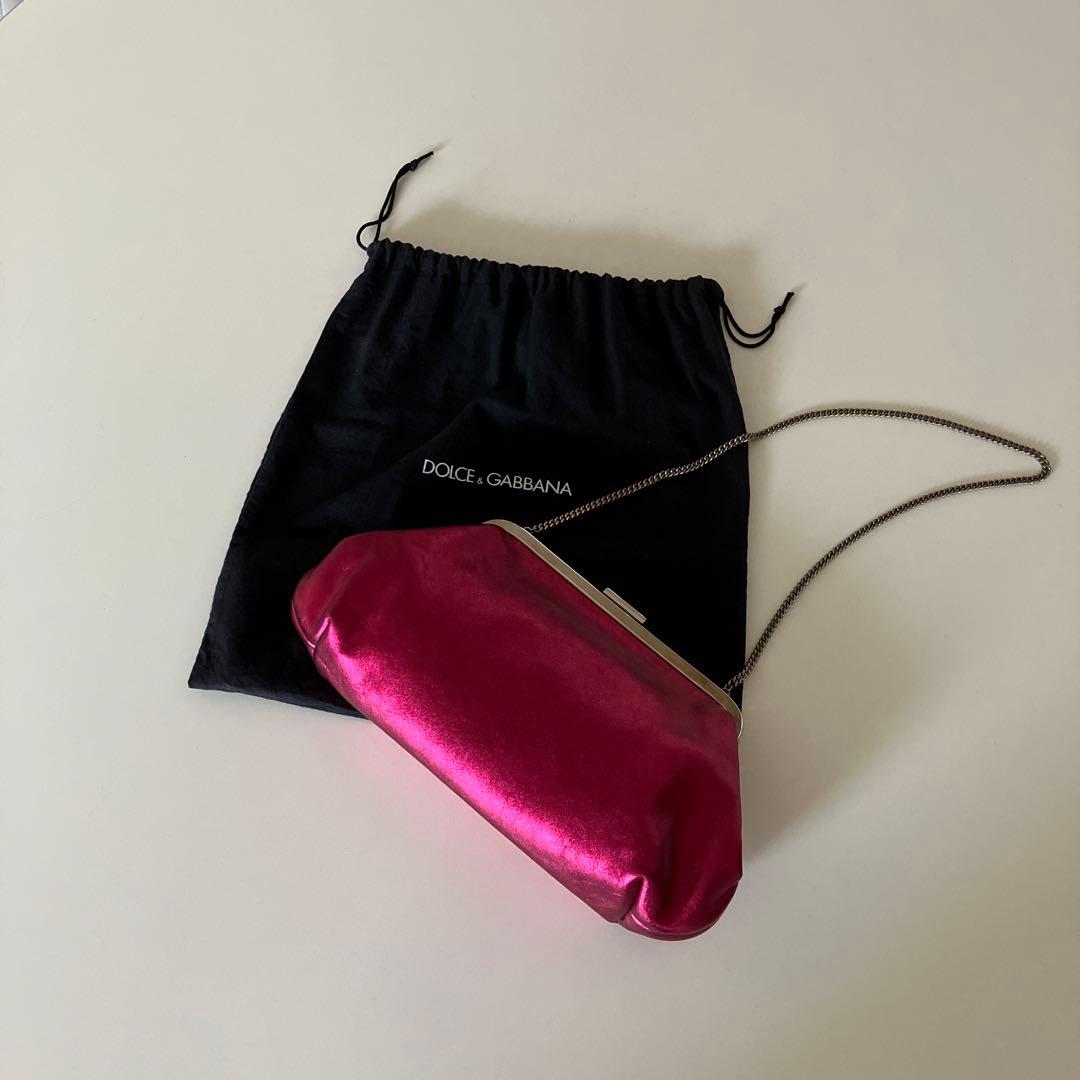 DOLCE & GABBANA ピンク パーティバック