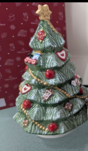 ビレロイ＆ボッホ　Villeroy＆Boch　クリスマス　陶器　オルゴール　置物