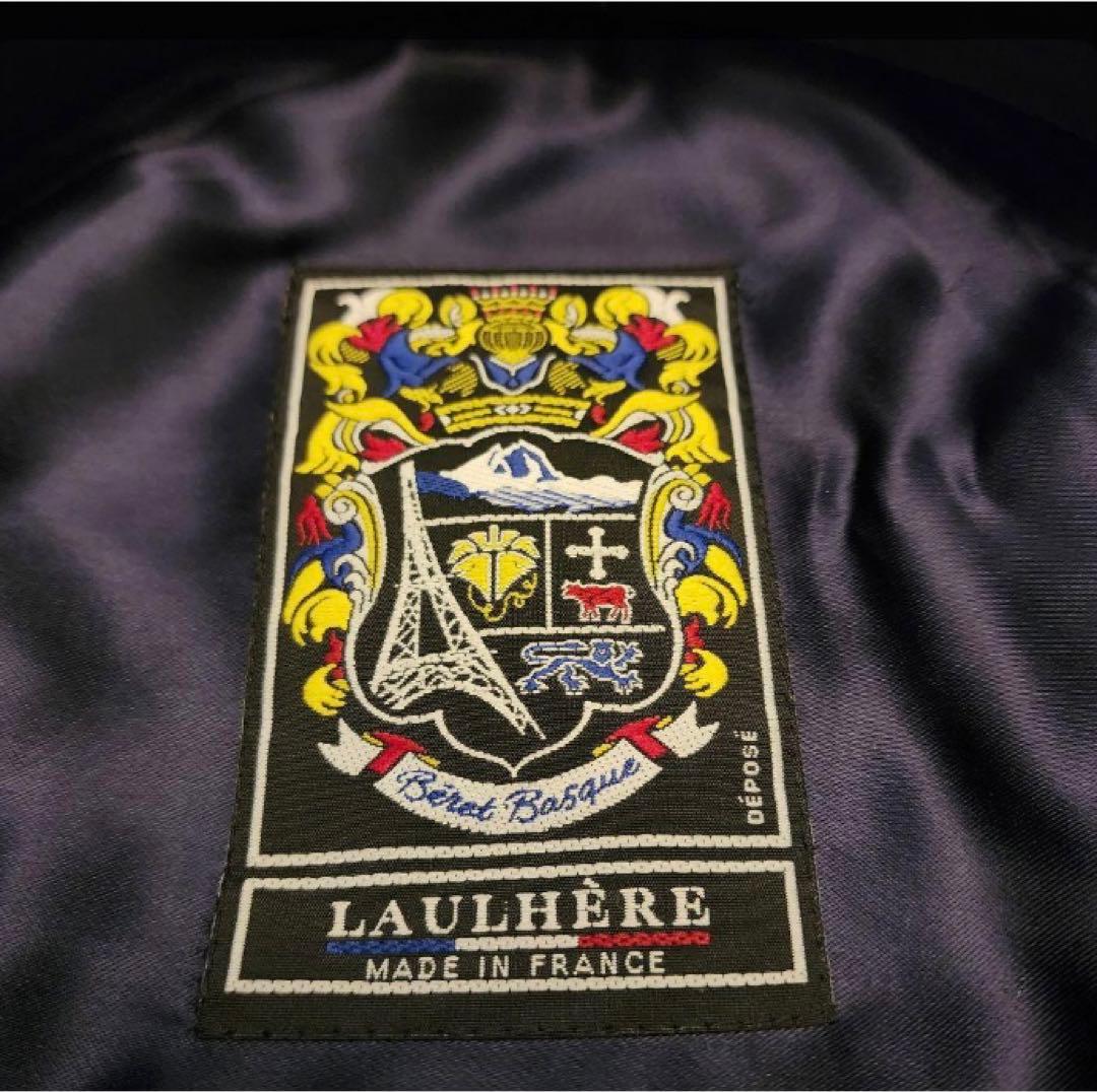 LAULHERE エリダン ブラック ウール ベレー帽