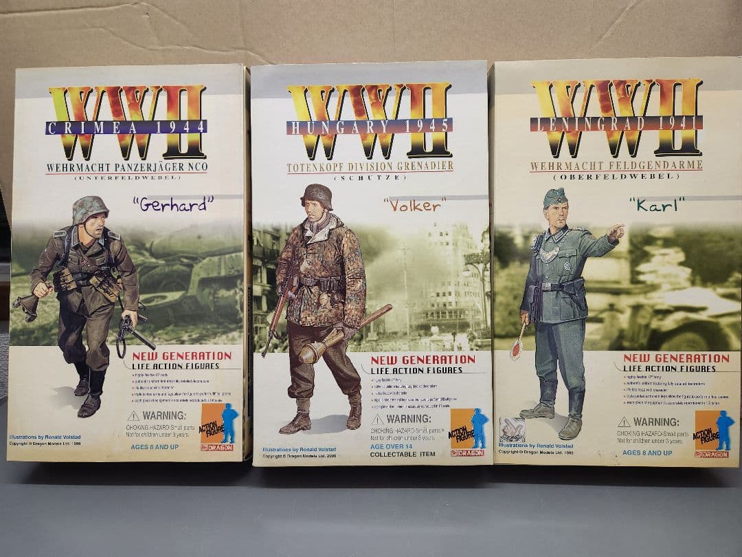 ドラゴン 1/6 アクションフィギュア 3個セット③