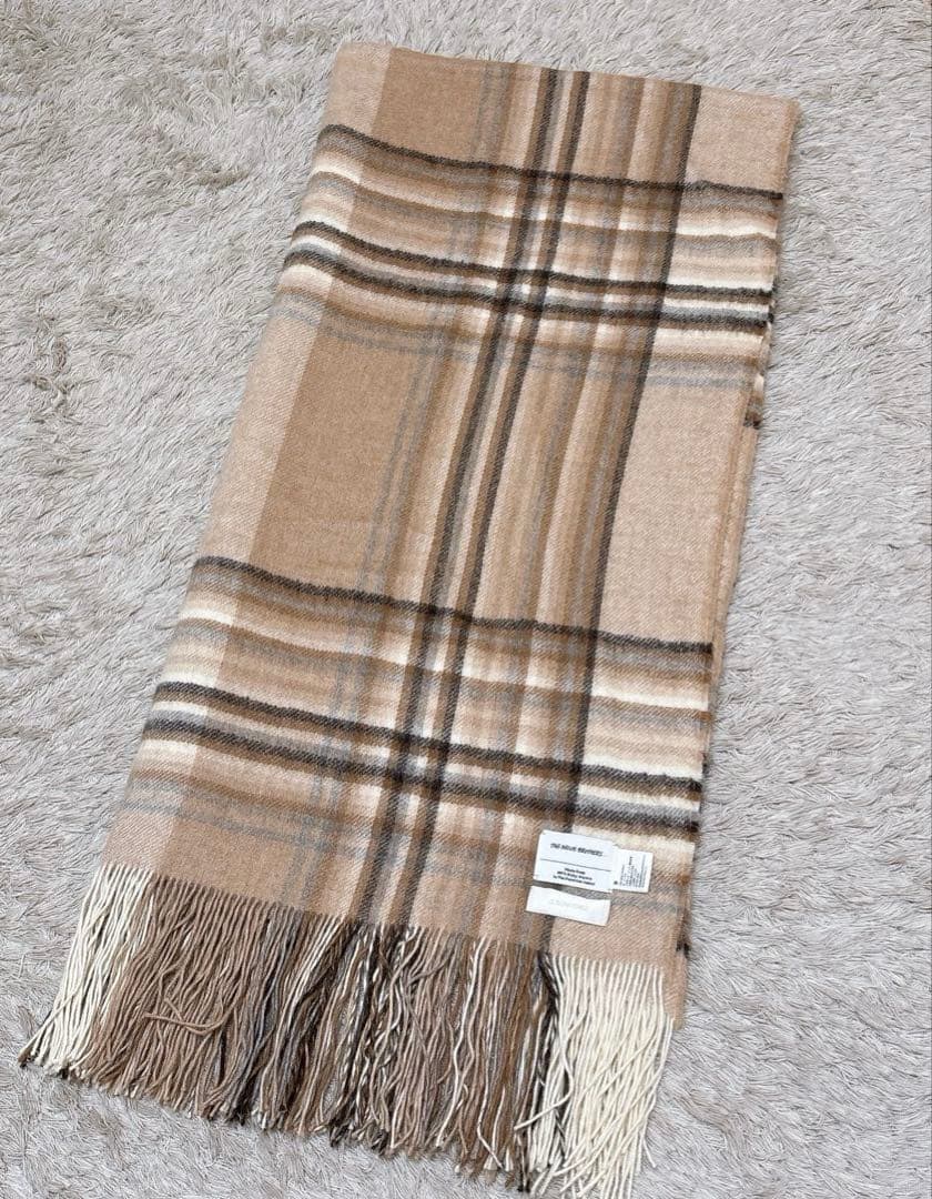 ザイノウエブラザーズ ベビーアルパカ100% ストール　DESIGNWORKS