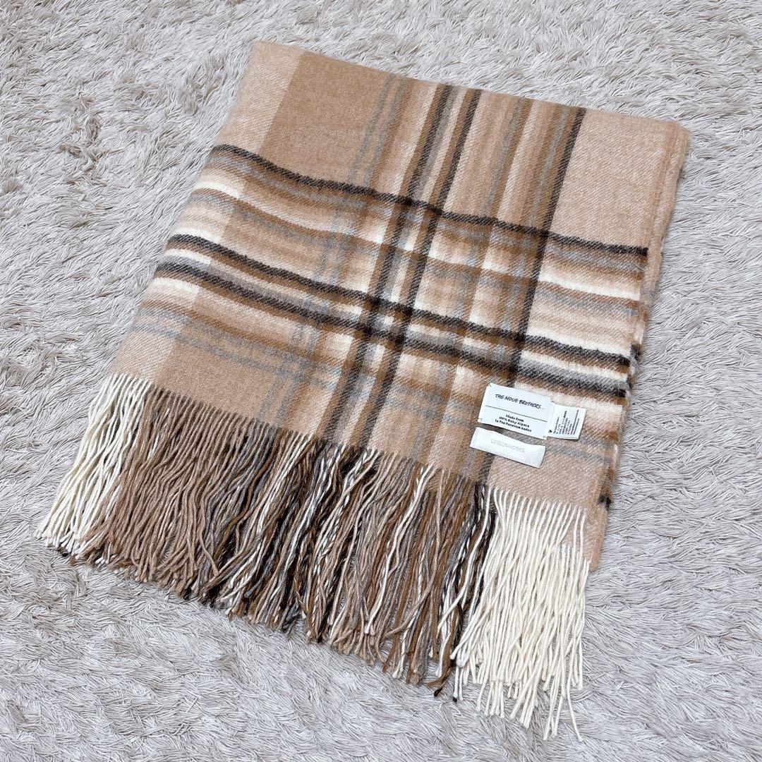 ザイノウエブラザーズ ベビーアルパカ100% ストール　DESIGNWORKS