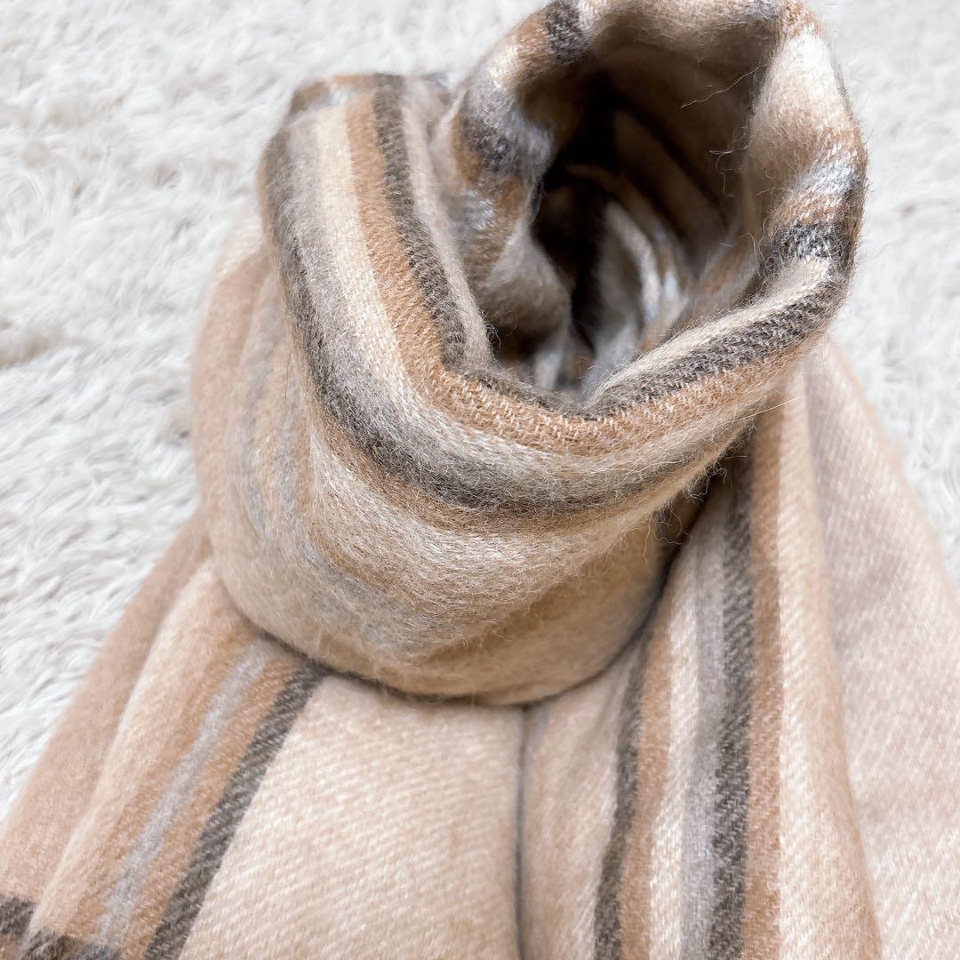 ザイノウエブラザーズ ベビーアルパカ100% ストール　DESIGNWORKS