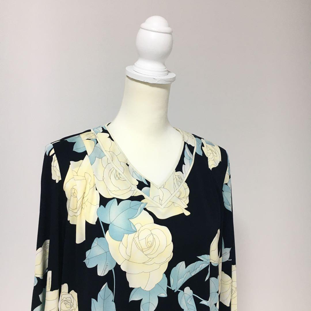 美品　LEONARD レオナール カンカン　チュニック　42