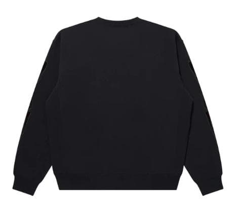 ブラックアイパッチ SKELETON PATCHED CREW SWEAT M