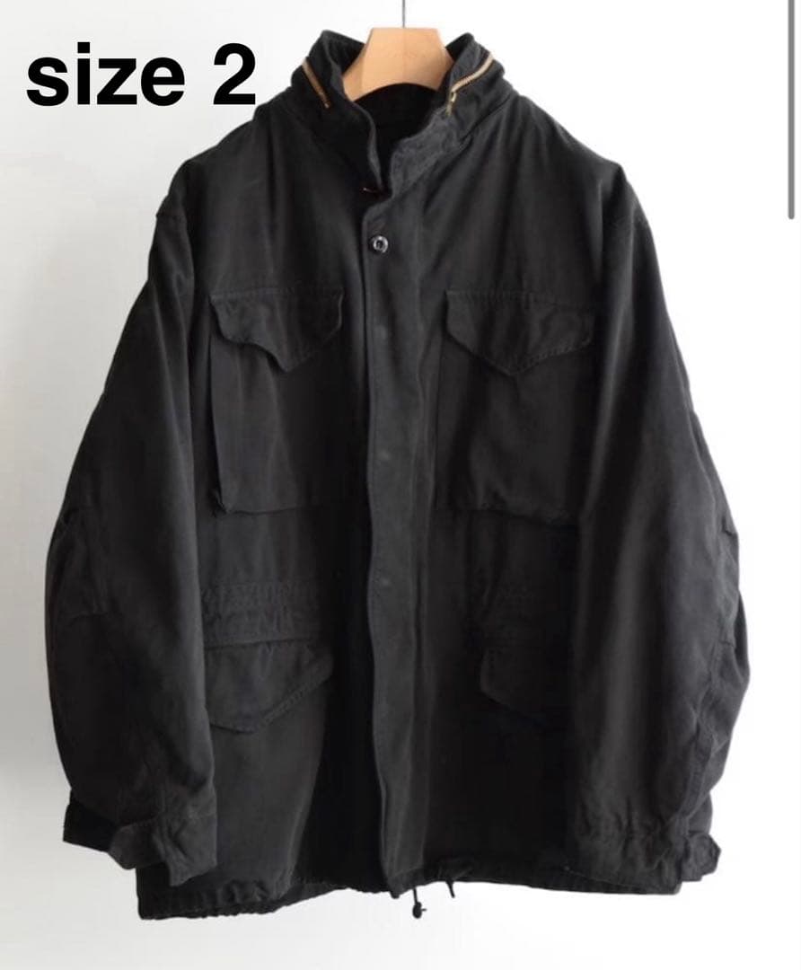 【新品未使用】 COMOLI 25AW 製品染 M65ジャケット サイズ2