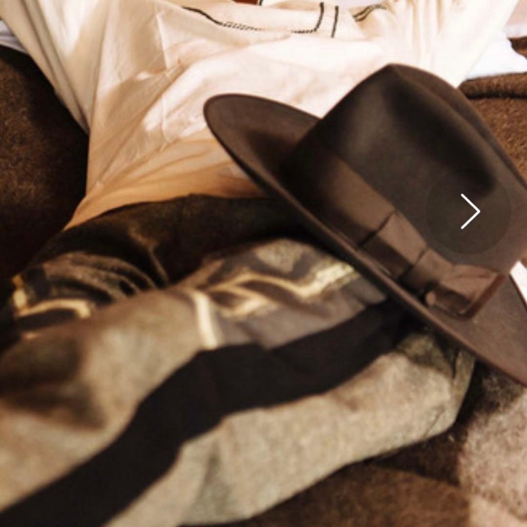 glamb Johnny beaver hat ブラウン　58cm