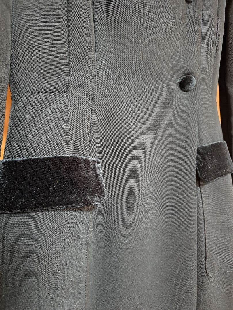 【JENNE】ベロアポイントワンピース