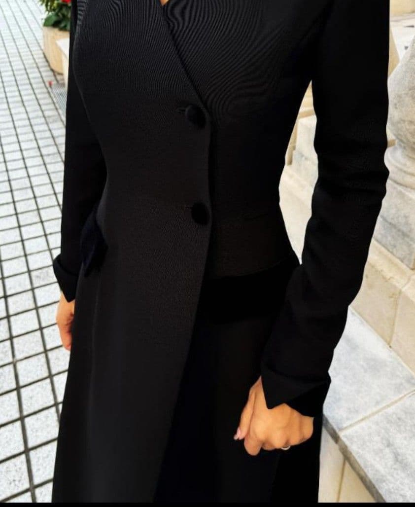 【JENNE】ベロアポイントワンピース