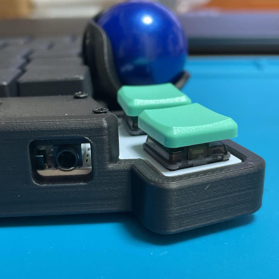 【完成品】Keyball39(LEDも実装)おまけ、ケース付き全部セット