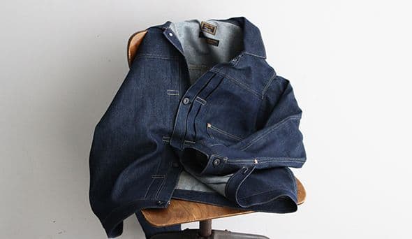 大戦 Gジャン コーンデニム デッドストック生地 L T-BACK仕様