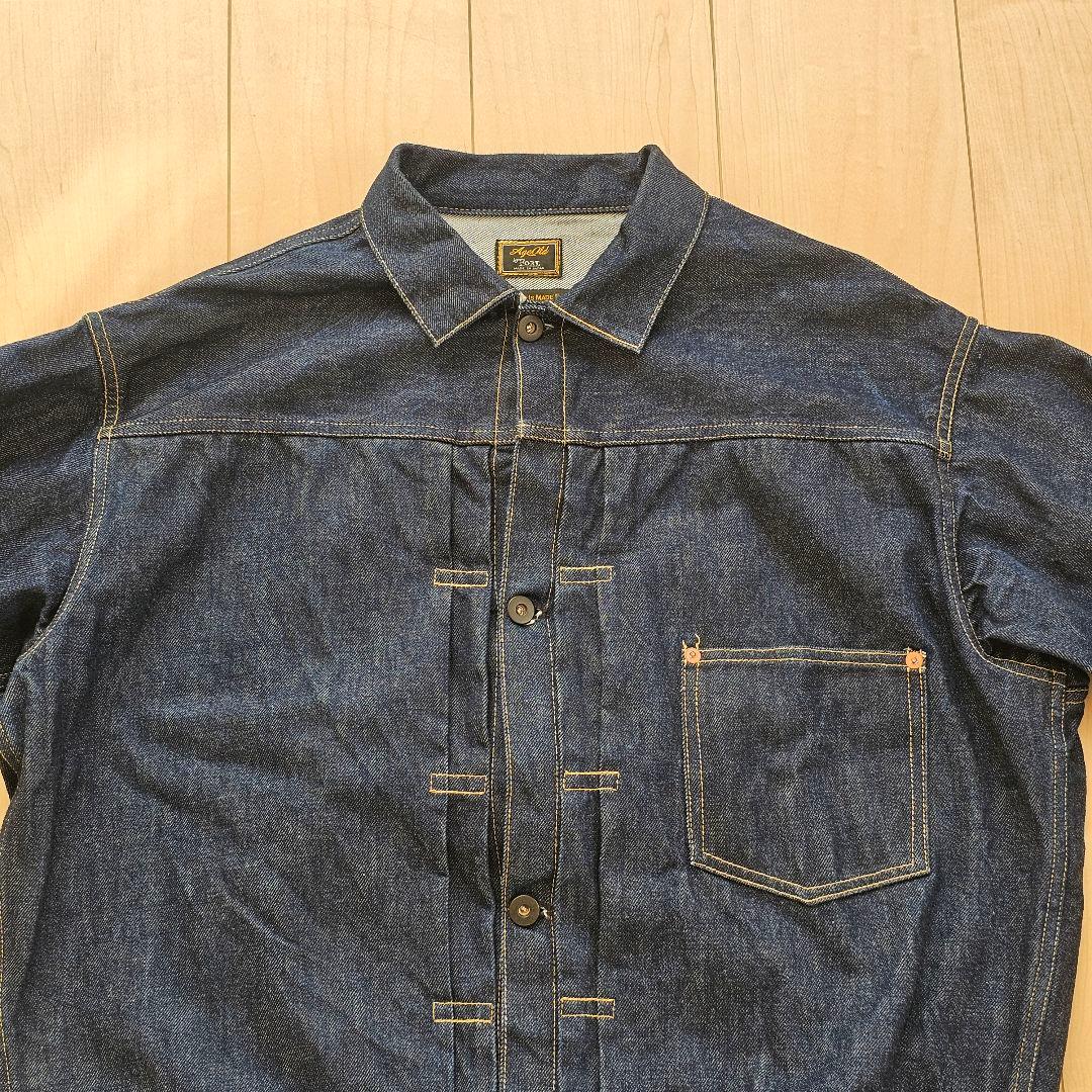 大戦 Gジャン コーンデニム デッドストック生地 L T-BACK仕様