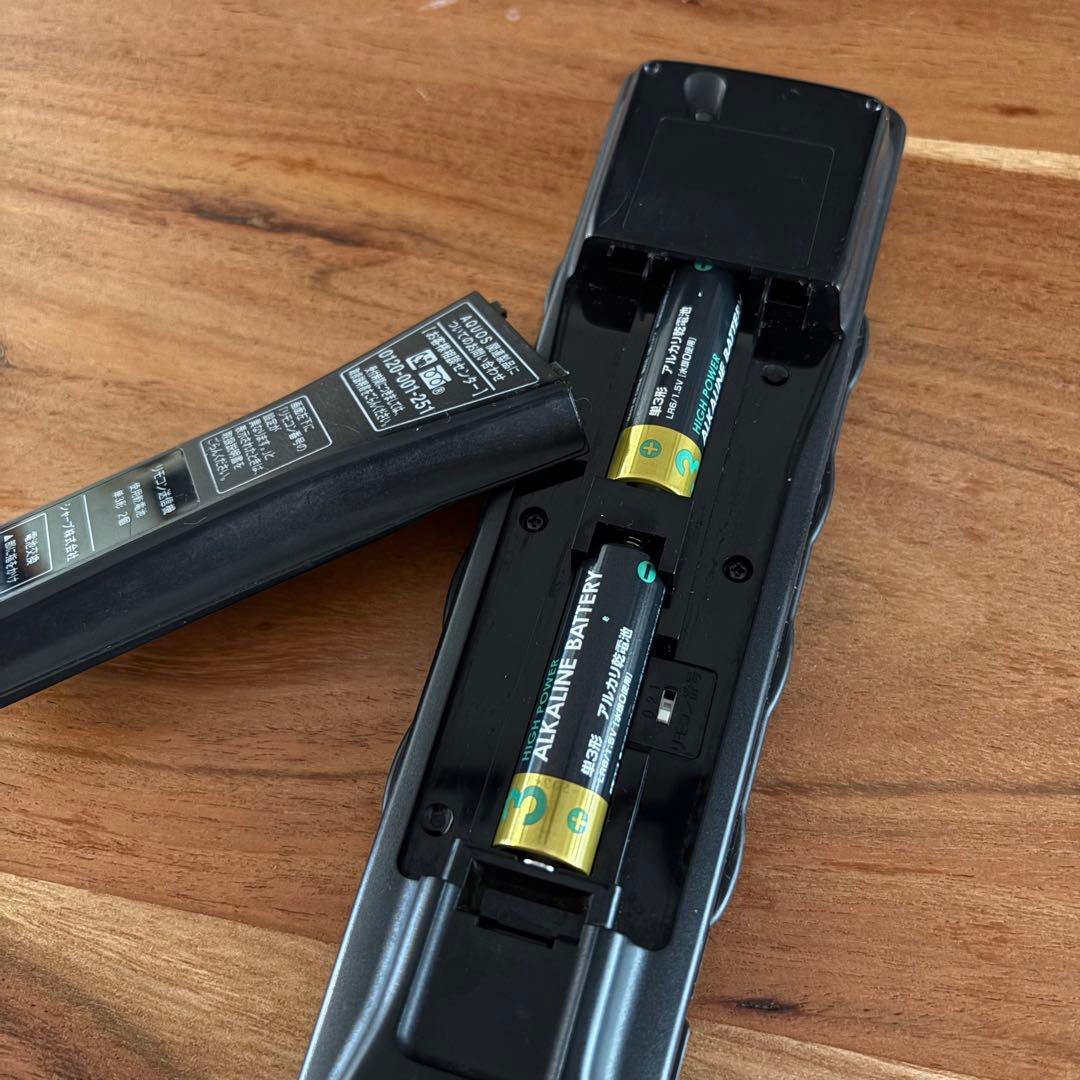 【動作OK】SHARP AQUOS 液晶テレビ 32V型 リモコン付