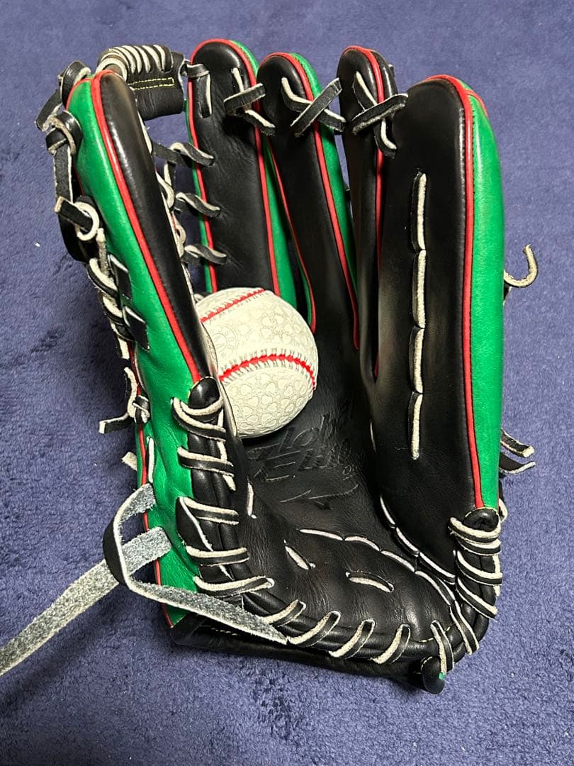 ミズノ　軟式　ダイバーシティブルー グローバルエリート 外野手用　オーダーグラブ