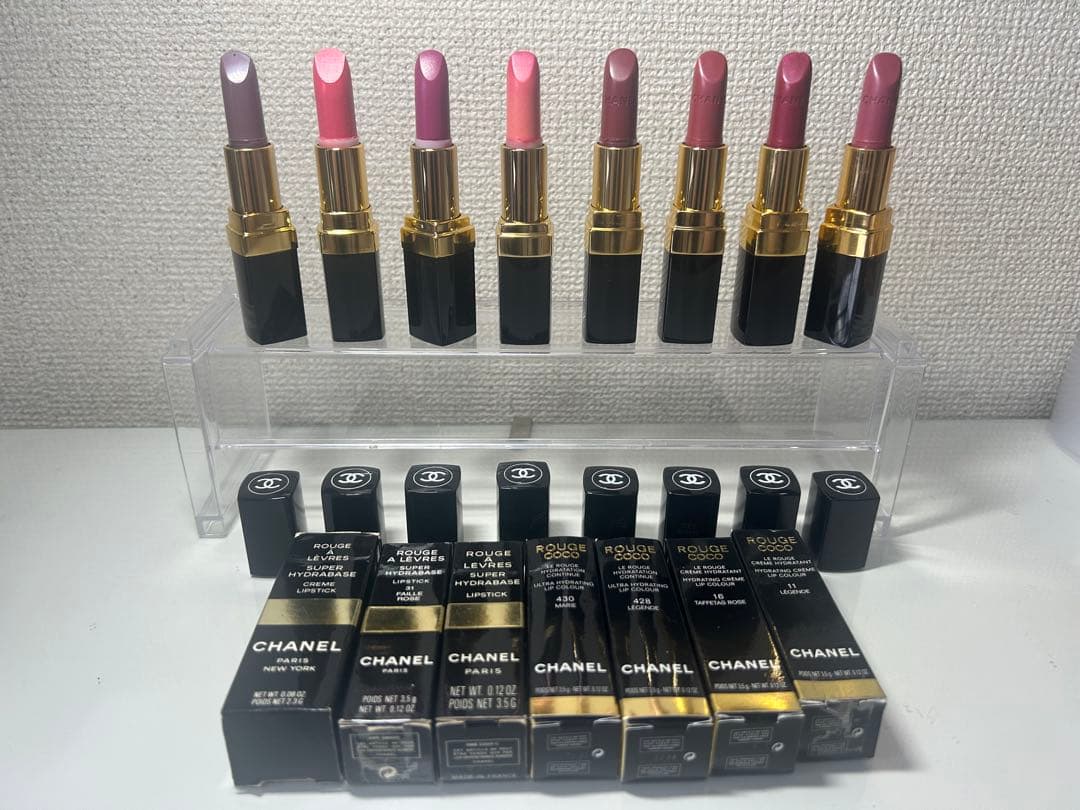 シャネル CHANEL ルージュ リップ 未使用あり デパコス コスメ まとめ