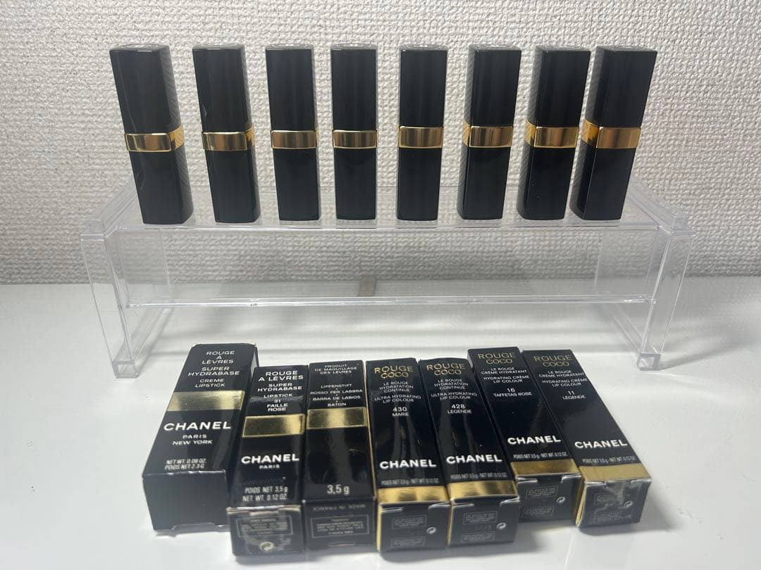 シャネル CHANEL ルージュ リップ 未使用あり デパコス コスメ まとめ