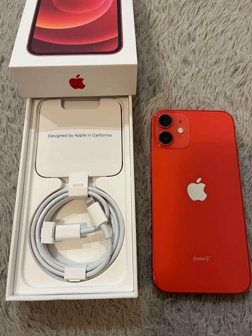 Apple iPhone 12mini レッド 本体