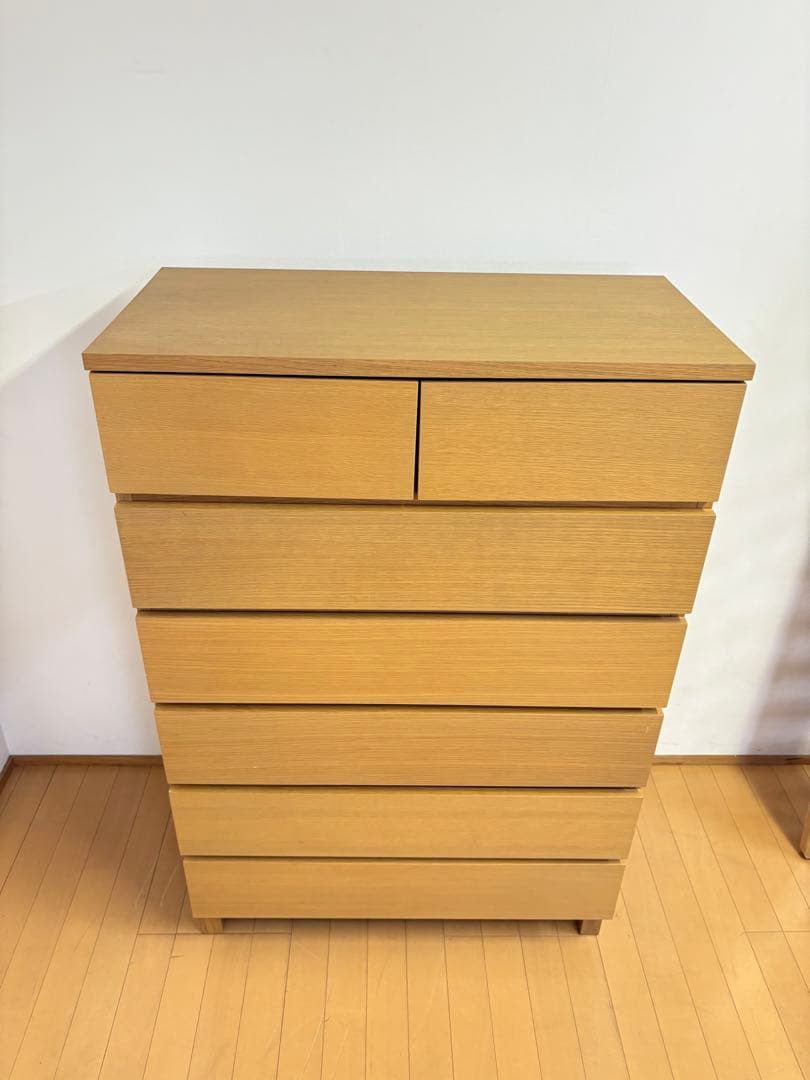 無印良品/良品計画　　チェスト　6段　オーク