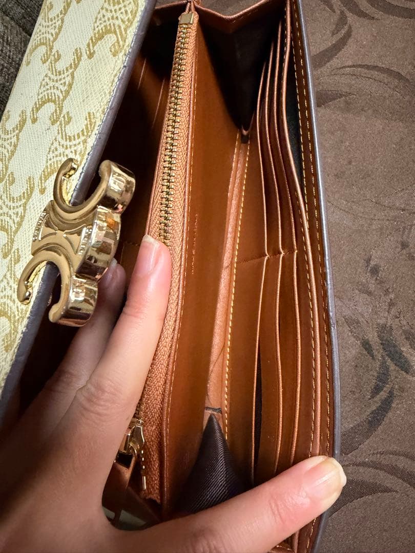 ✨CELINE✨【セリーヌ】長財布/トリオンフ　（※付属品あり）