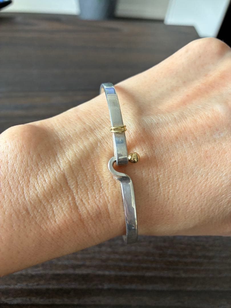 ⭐︎マヌネコさま専用⭐︎ティファニー　ラブノット　シルバー&ゴールド　ブレスレット