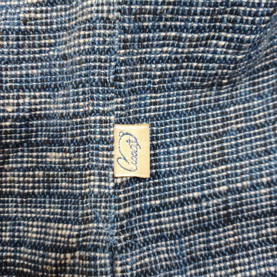 うさとの服　トップス　藍染め　手織り　コットン100%