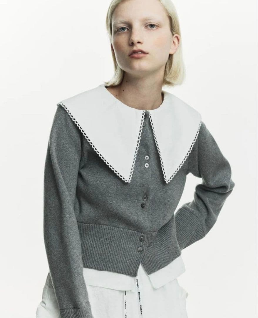 新品Bibiy. PATTY PILGRIM TOP グレー