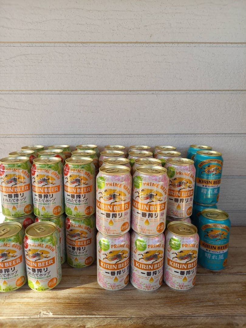キリン　3種類　2ケース分　缶に潰れ凹みあり！