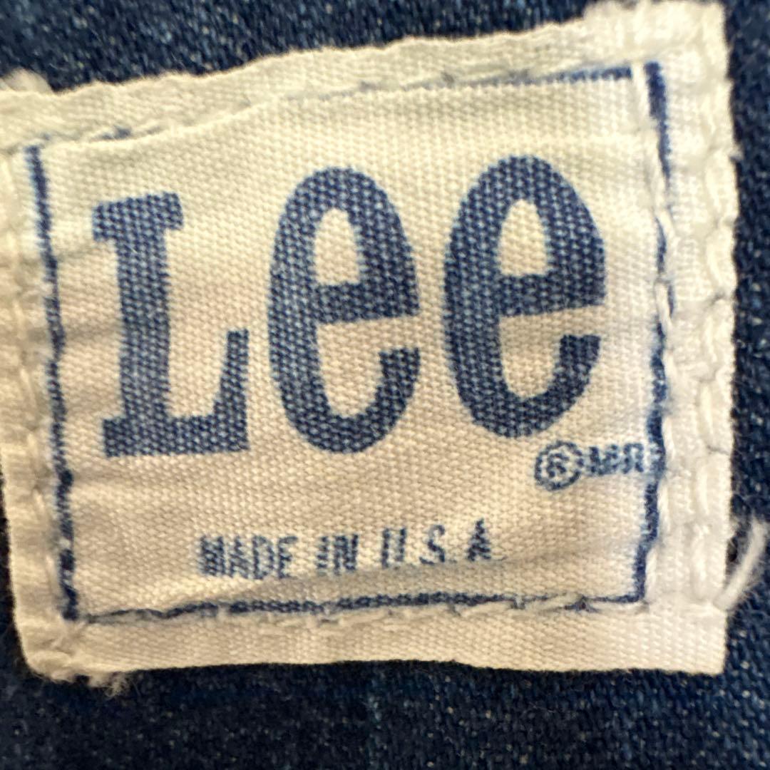 70'S ‼️Vintage Lee デニムオーバーオールmade in USA‼️