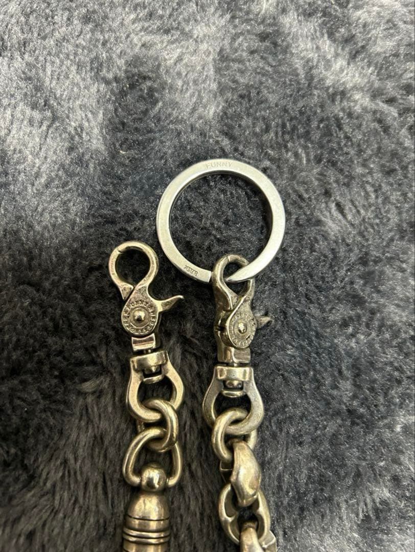 【希少】FUNNY ウォレットチェーンSE-1＋キーリング