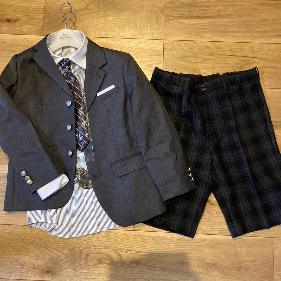 新品　ワルツバイビームスデザイン　130B スーツ　男の子 セットアップ 上下