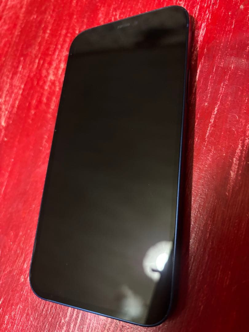 【Mai】simフリーiPhone12 128GB青色 ガラスフィルム4枚