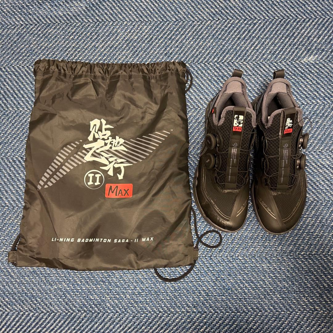 LI-NING 美品 26cm シューズ ブラック 匿名配送