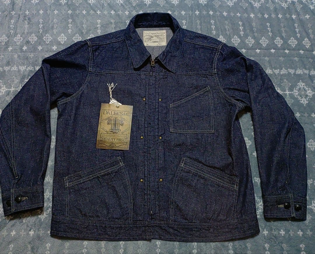 新品 ダリーズ 81B ID 30sDENIM ZIP JACKET (XL)