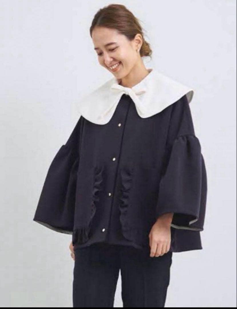 ポケットフリルジャケット　yori
