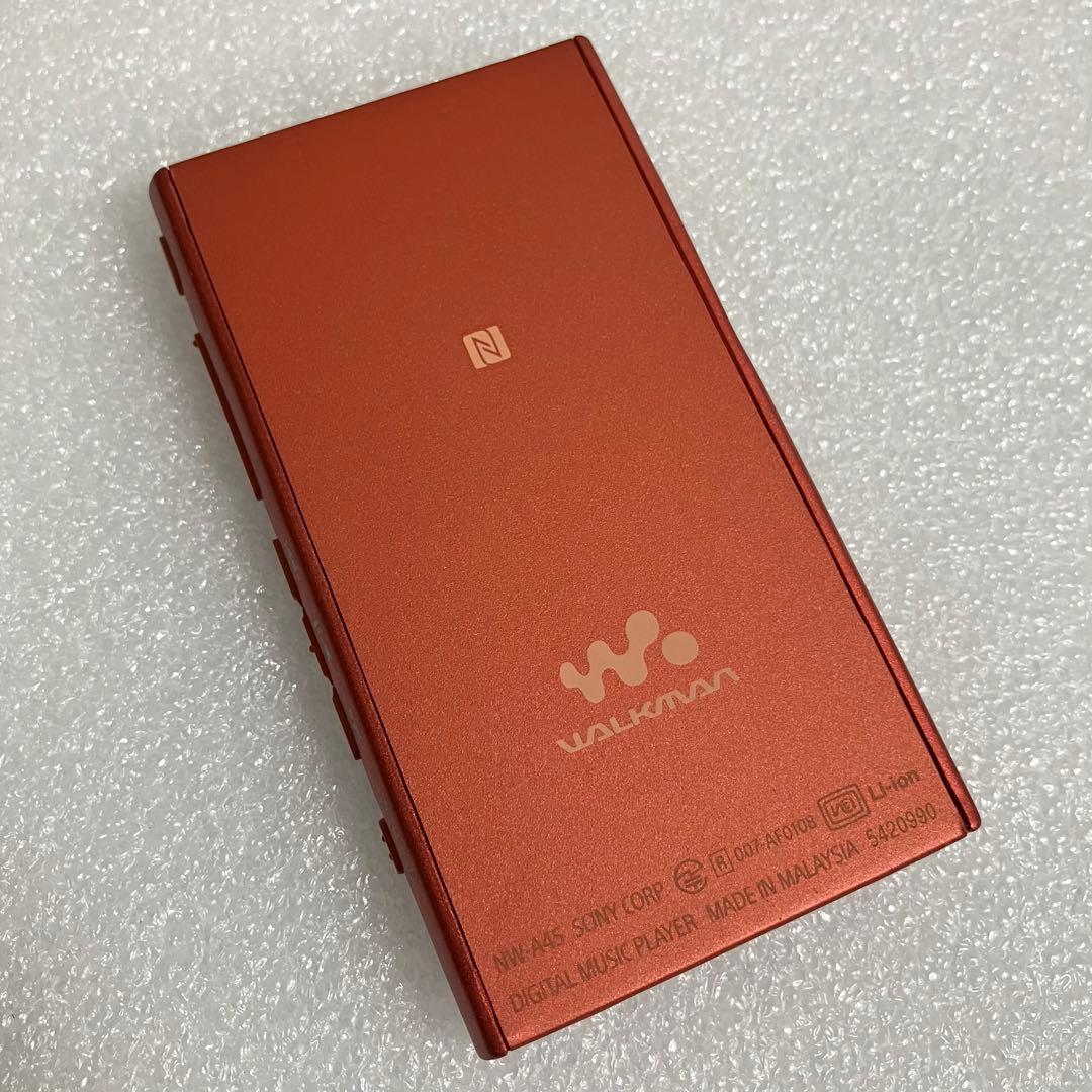 【バッテリー良好】　ソニー ウォークマン NW-A45 16GB シナバーレッド