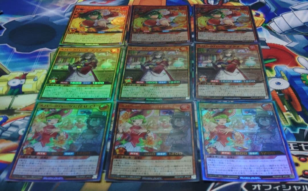 遊戯王　ラッシュデュエル スパークハーツ デッキ　構築済み